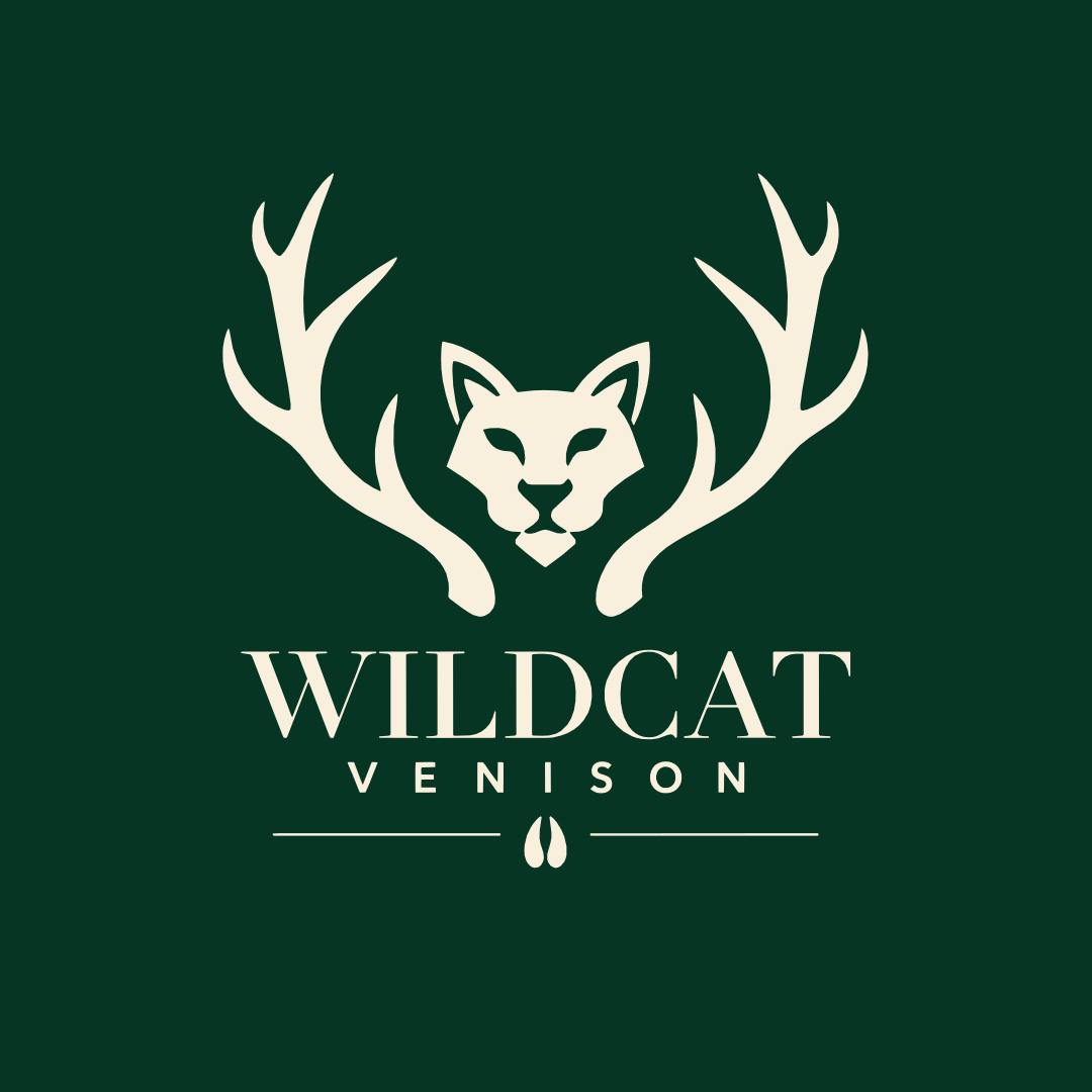 Wildcat Venison – wildcat face with antlers
